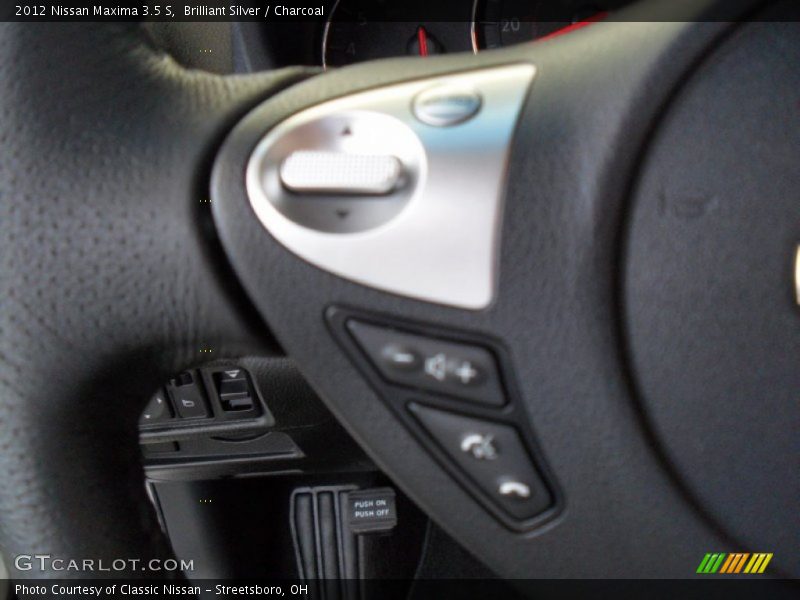 Brilliant Silver / Charcoal 2012 Nissan Maxima 3.5 S