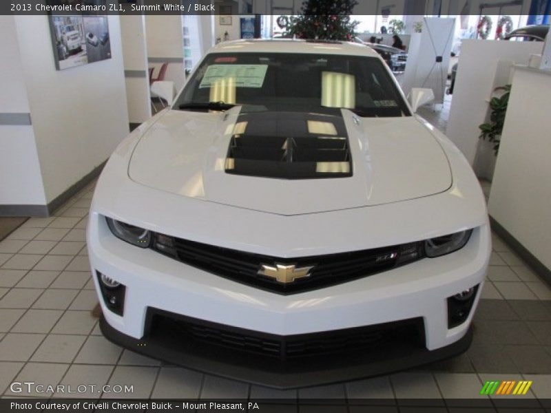 Summit White / Black 2013 Chevrolet Camaro ZL1