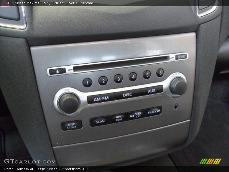 Brilliant Silver / Charcoal 2012 Nissan Maxima 3.5 S