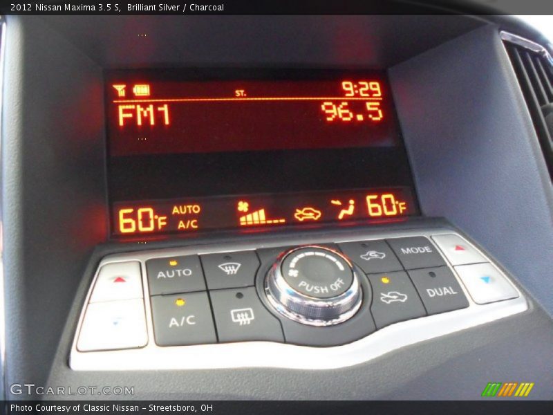 Brilliant Silver / Charcoal 2012 Nissan Maxima 3.5 S