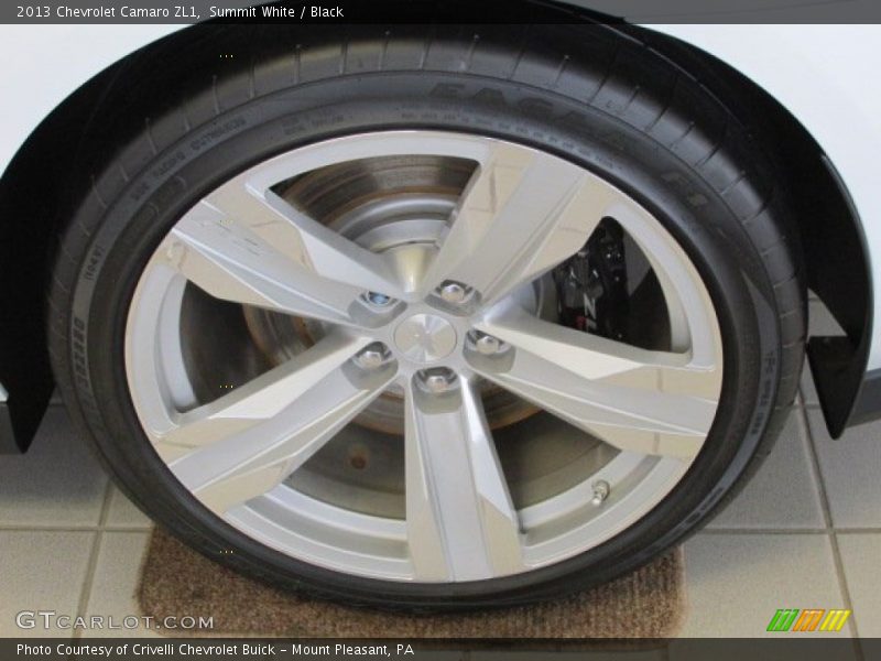 Summit White / Black 2013 Chevrolet Camaro ZL1