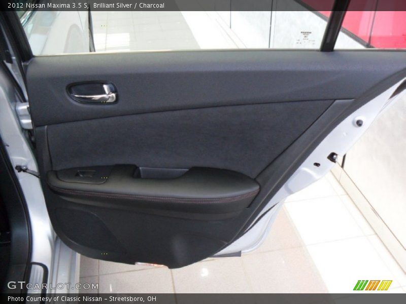 Brilliant Silver / Charcoal 2012 Nissan Maxima 3.5 S