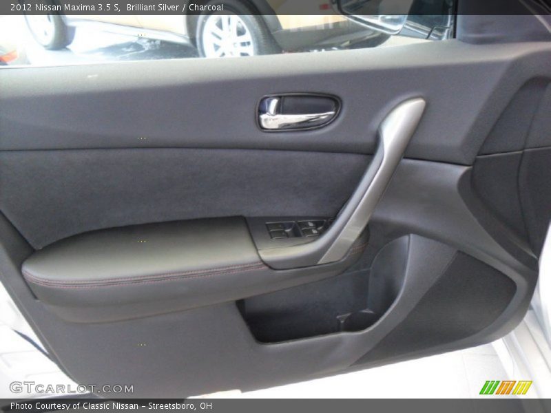 Brilliant Silver / Charcoal 2012 Nissan Maxima 3.5 S