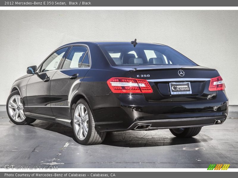 Black / Black 2012 Mercedes-Benz E 350 Sedan