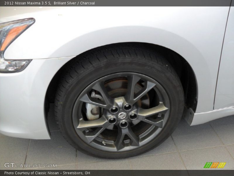 Brilliant Silver / Charcoal 2012 Nissan Maxima 3.5 S