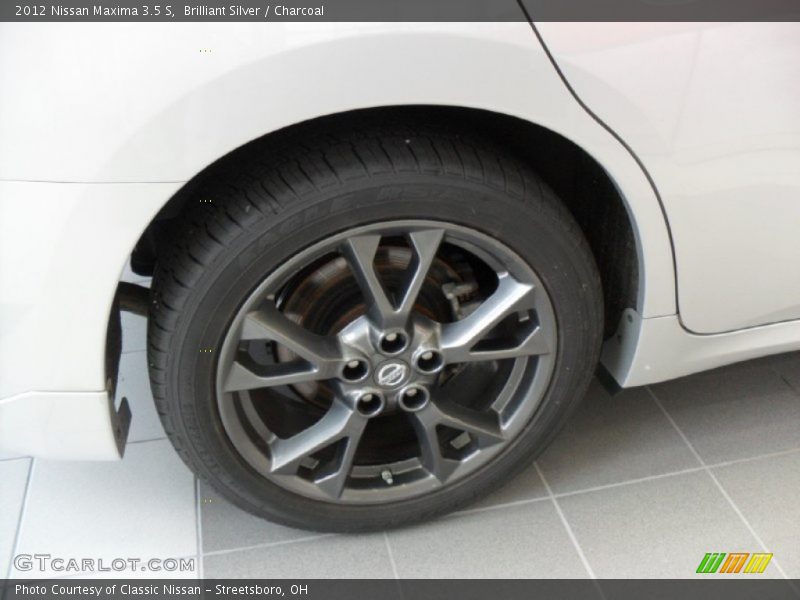 Brilliant Silver / Charcoal 2012 Nissan Maxima 3.5 S