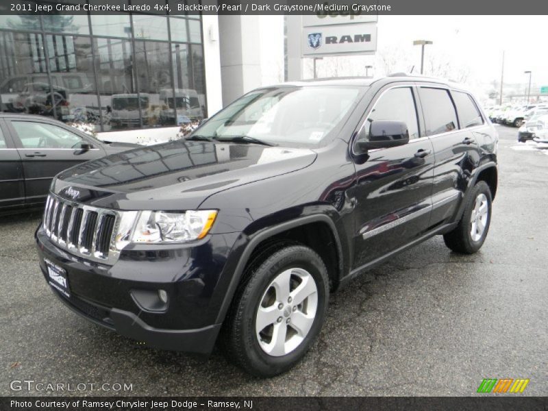 Blackberry Pearl / Dark Graystone/Medium Graystone 2011 Jeep Grand Cherokee Laredo 4x4