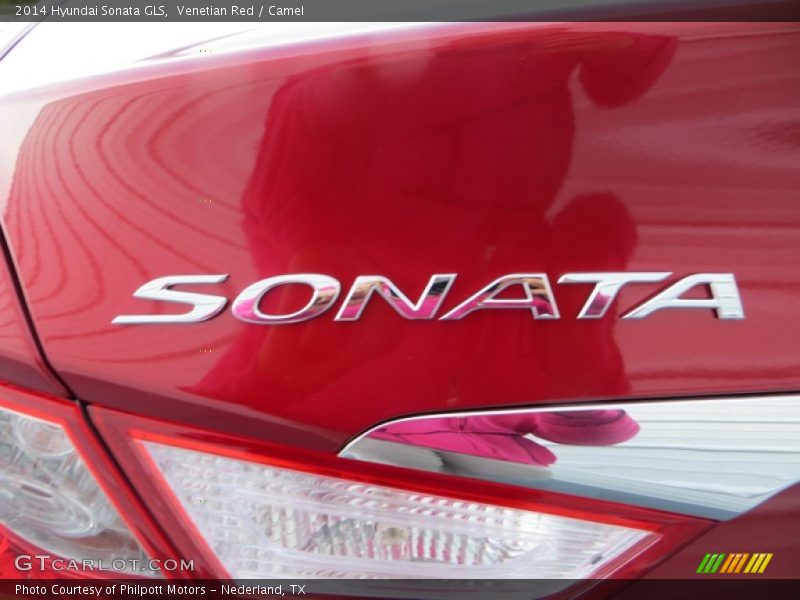 Venetian Red / Camel 2014 Hyundai Sonata GLS