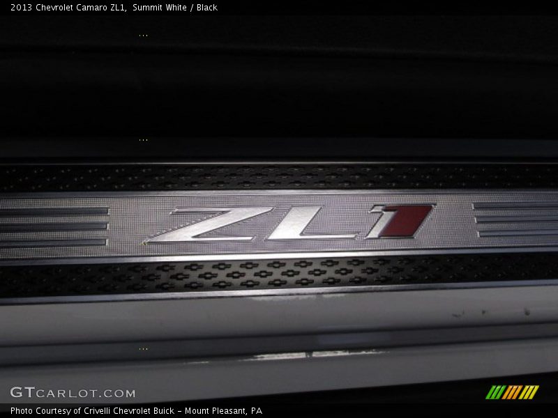 Summit White / Black 2013 Chevrolet Camaro ZL1