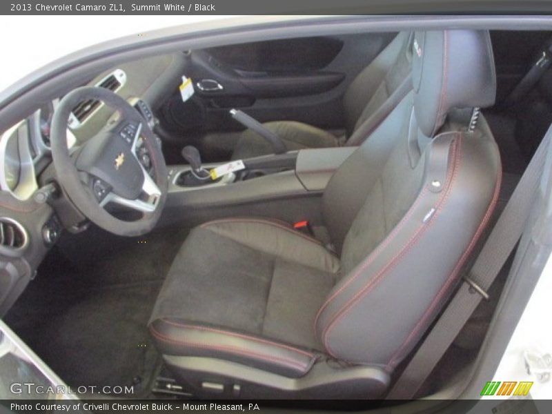 Summit White / Black 2013 Chevrolet Camaro ZL1
