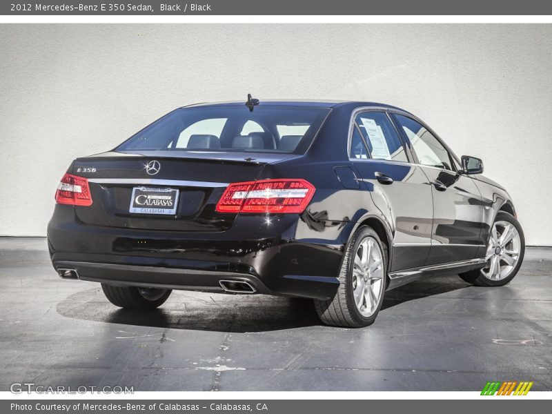 Black / Black 2012 Mercedes-Benz E 350 Sedan