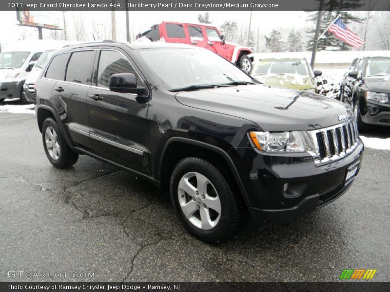 Blackberry Pearl / Dark Graystone/Medium Graystone 2011 Jeep Grand Cherokee Laredo 4x4