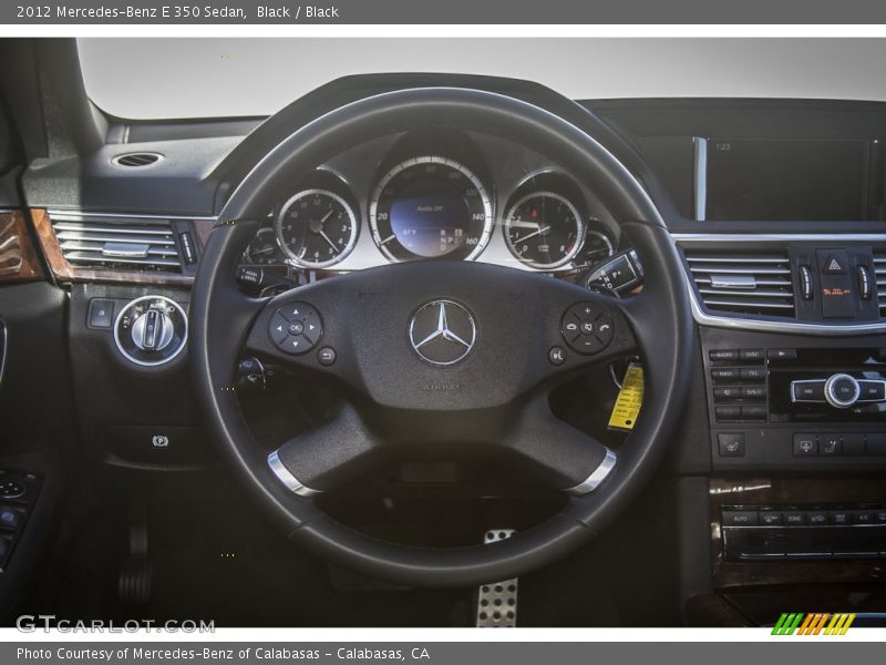 Black / Black 2012 Mercedes-Benz E 350 Sedan