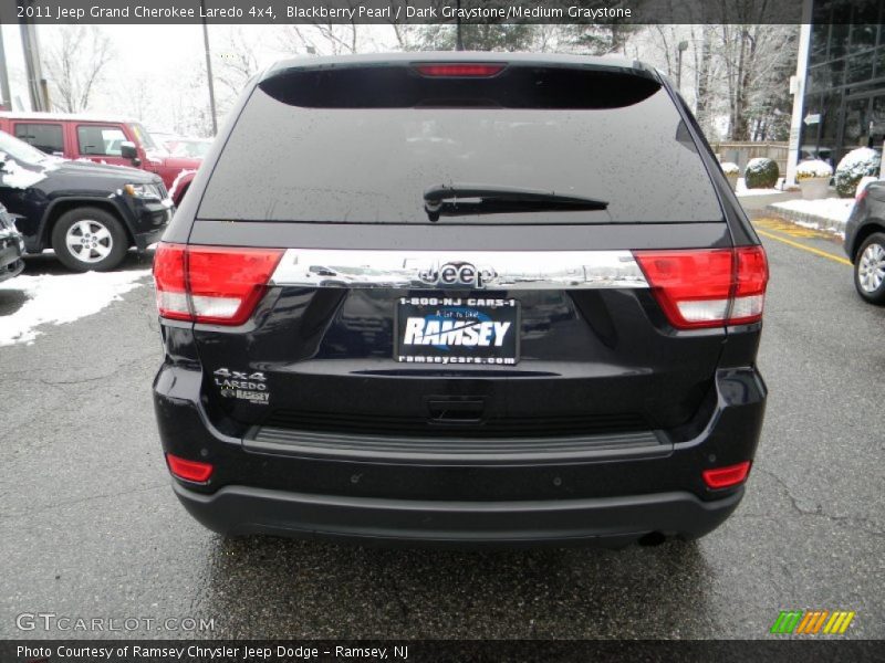 Blackberry Pearl / Dark Graystone/Medium Graystone 2011 Jeep Grand Cherokee Laredo 4x4