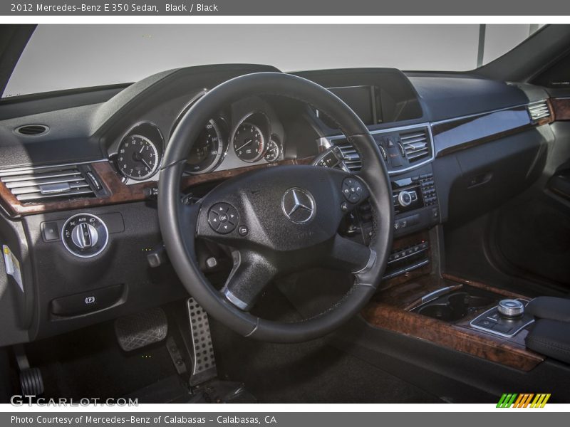 Black / Black 2012 Mercedes-Benz E 350 Sedan