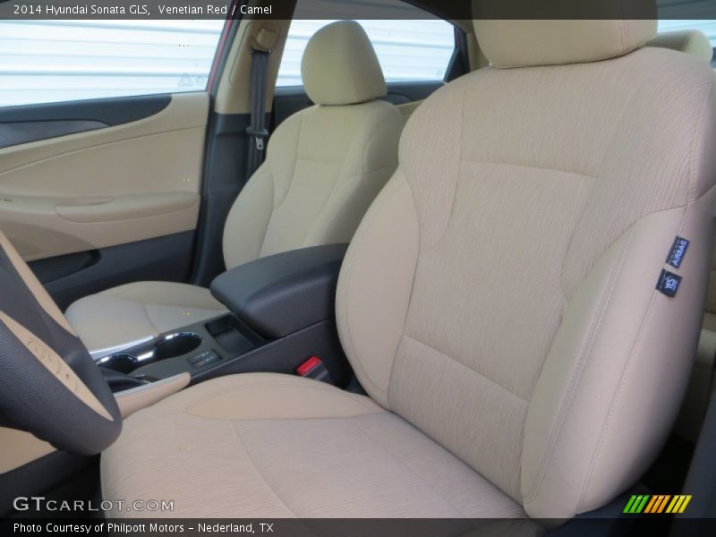 Venetian Red / Camel 2014 Hyundai Sonata GLS