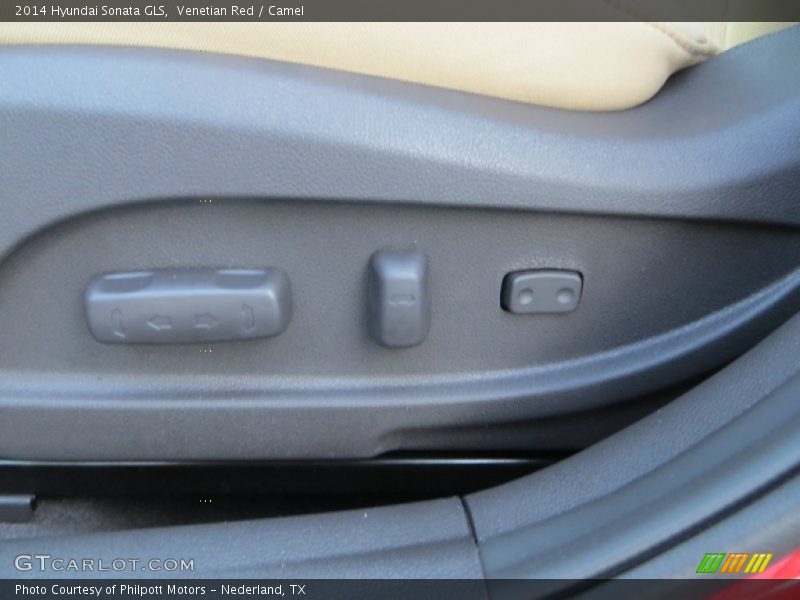 Venetian Red / Camel 2014 Hyundai Sonata GLS