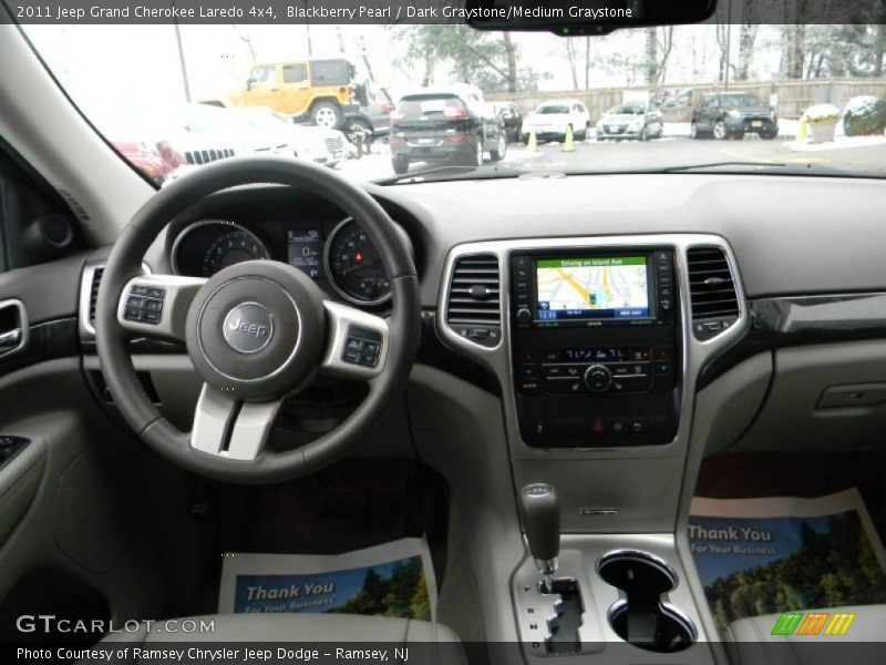 Blackberry Pearl / Dark Graystone/Medium Graystone 2011 Jeep Grand Cherokee Laredo 4x4