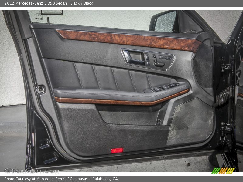 Black / Black 2012 Mercedes-Benz E 350 Sedan
