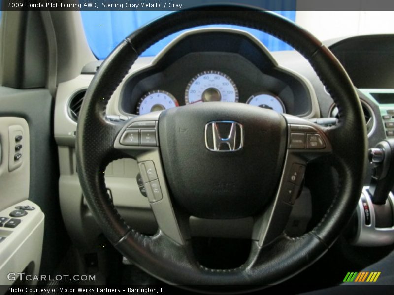 Sterling Gray Metallic / Gray 2009 Honda Pilot Touring 4WD