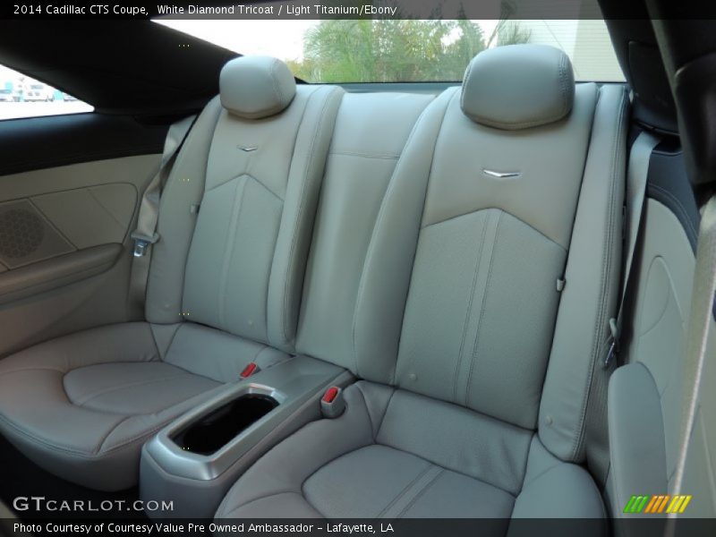 White Diamond Tricoat / Light Titanium/Ebony 2014 Cadillac CTS Coupe