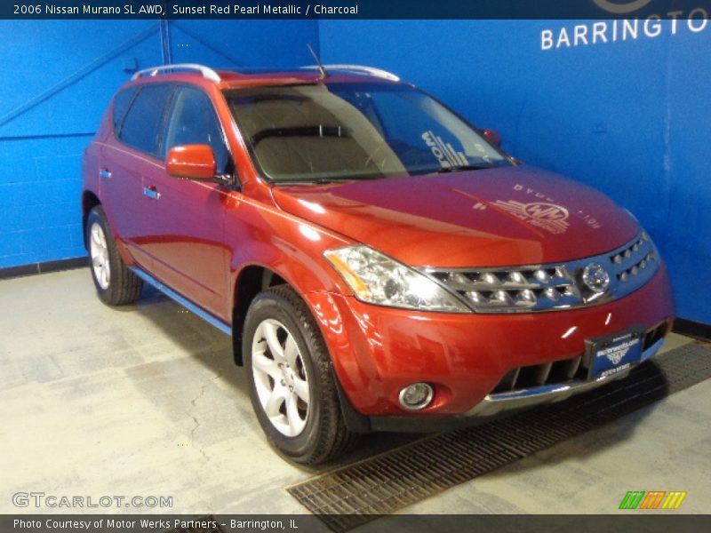 Sunset Red Pearl Metallic / Charcoal 2006 Nissan Murano SL AWD