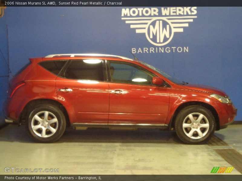 Sunset Red Pearl Metallic / Charcoal 2006 Nissan Murano SL AWD