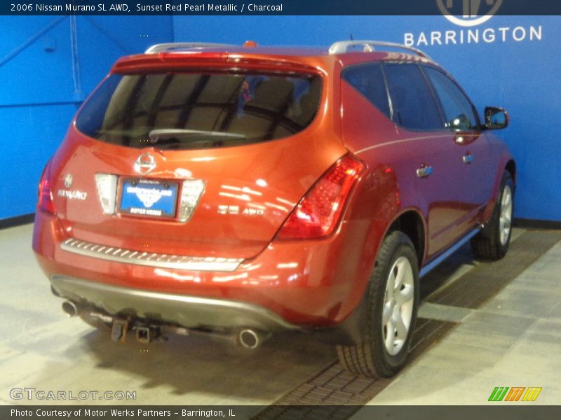Sunset Red Pearl Metallic / Charcoal 2006 Nissan Murano SL AWD
