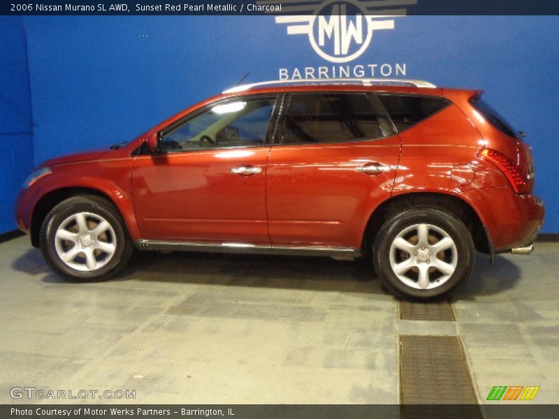 Sunset Red Pearl Metallic / Charcoal 2006 Nissan Murano SL AWD