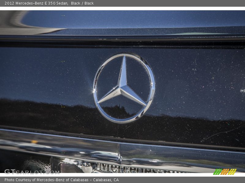 Black / Black 2012 Mercedes-Benz E 350 Sedan