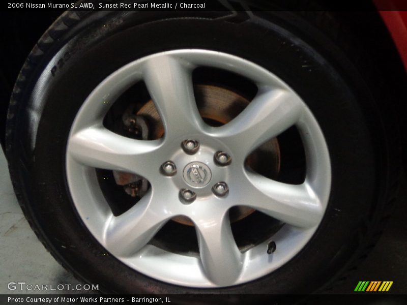 Sunset Red Pearl Metallic / Charcoal 2006 Nissan Murano SL AWD