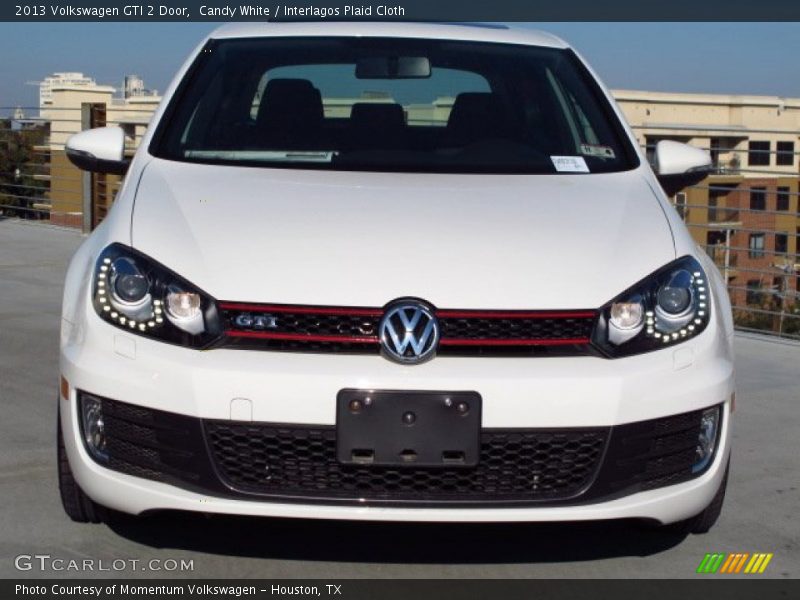 Candy White / Interlagos Plaid Cloth 2013 Volkswagen GTI 2 Door