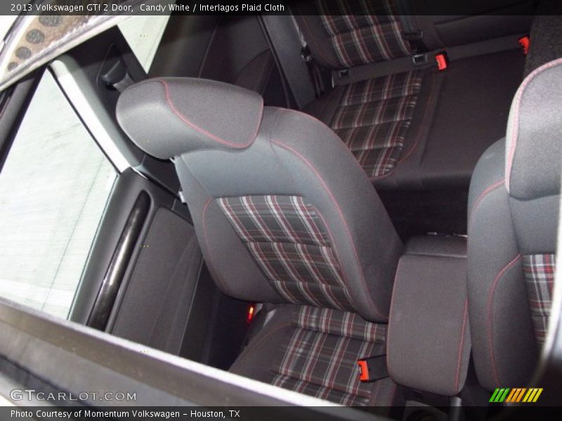 Candy White / Interlagos Plaid Cloth 2013 Volkswagen GTI 2 Door