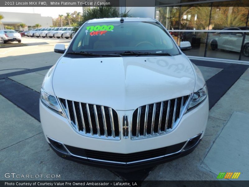 White Platinum Tri-Coat / Canyon 2013 Lincoln MKX FWD