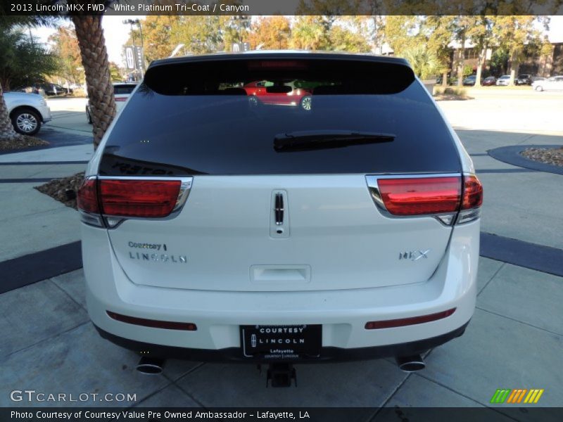 White Platinum Tri-Coat / Canyon 2013 Lincoln MKX FWD