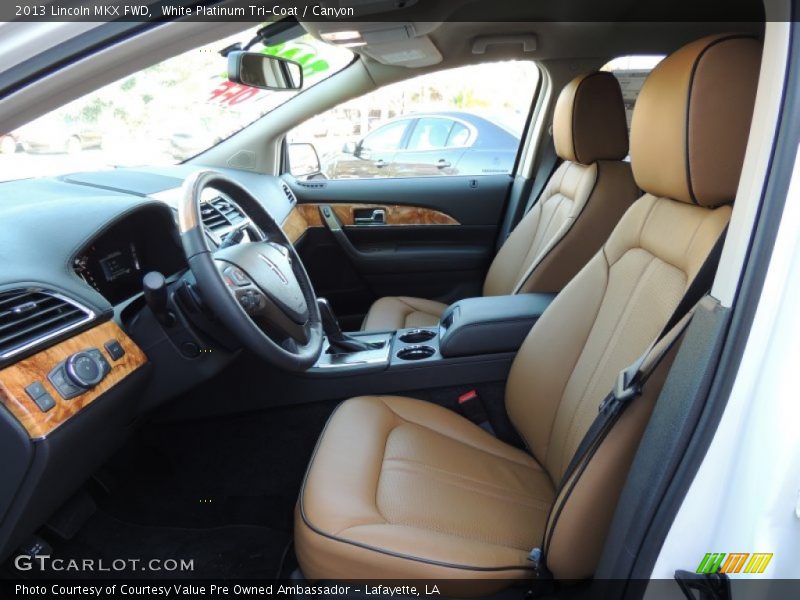 White Platinum Tri-Coat / Canyon 2013 Lincoln MKX FWD