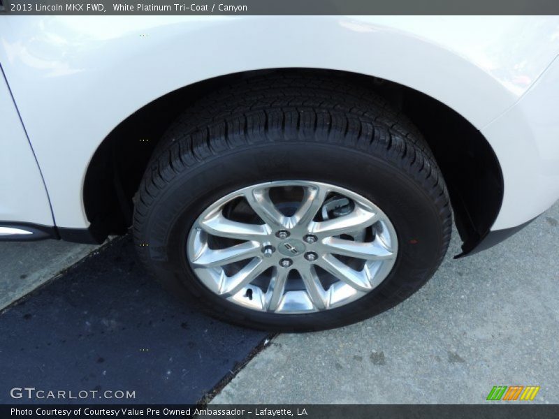 White Platinum Tri-Coat / Canyon 2013 Lincoln MKX FWD
