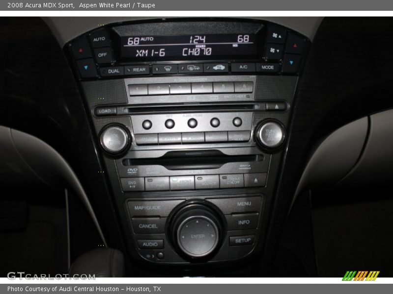 Aspen White Pearl / Taupe 2008 Acura MDX Sport