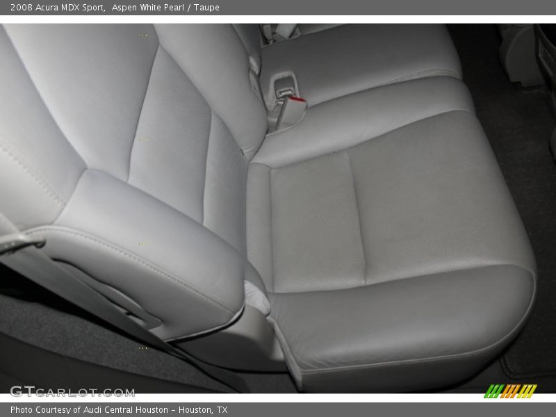 Aspen White Pearl / Taupe 2008 Acura MDX Sport