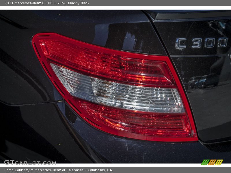 Black / Black 2011 Mercedes-Benz C 300 Luxury