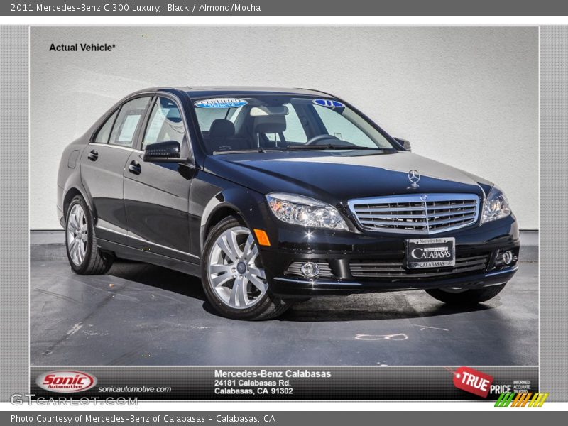 Black / Almond/Mocha 2011 Mercedes-Benz C 300 Luxury