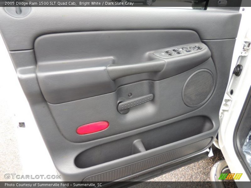 Bright White / Dark Slate Gray 2005 Dodge Ram 1500 SLT Quad Cab