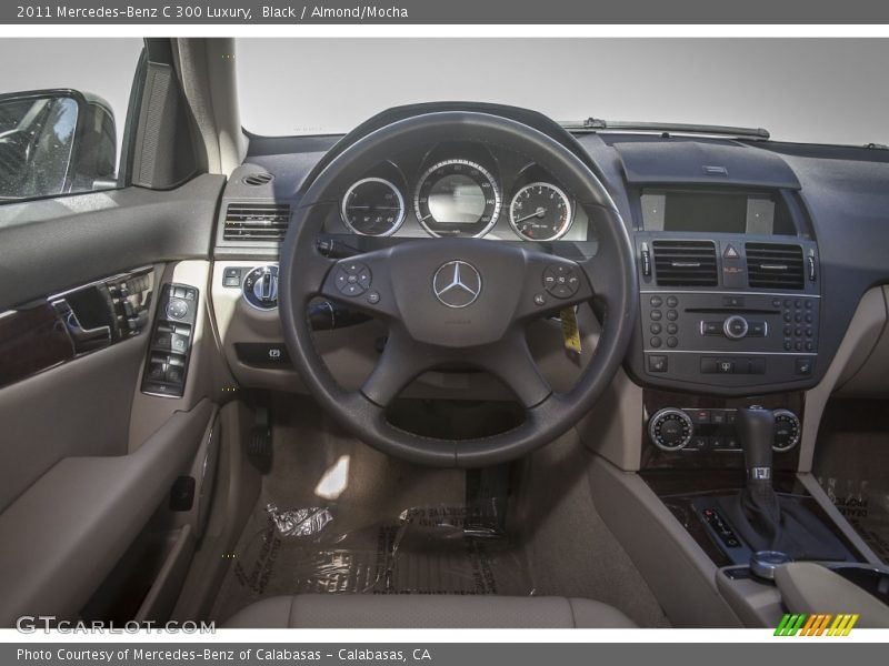 Black / Almond/Mocha 2011 Mercedes-Benz C 300 Luxury