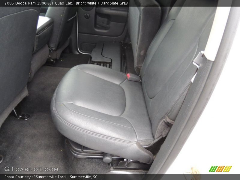 Bright White / Dark Slate Gray 2005 Dodge Ram 1500 SLT Quad Cab