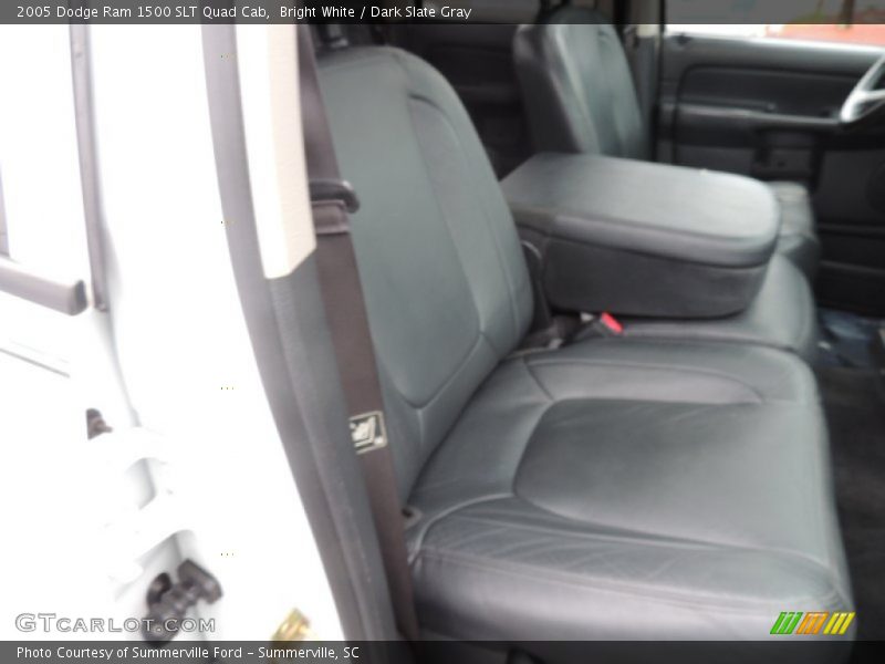Bright White / Dark Slate Gray 2005 Dodge Ram 1500 SLT Quad Cab