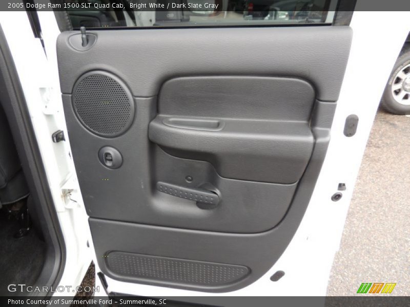 Bright White / Dark Slate Gray 2005 Dodge Ram 1500 SLT Quad Cab