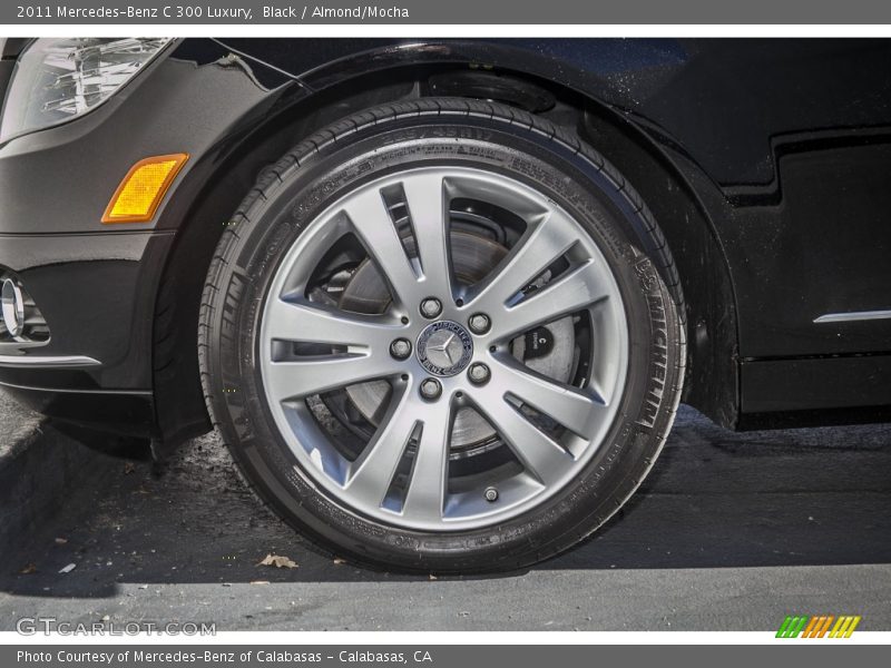 Black / Almond/Mocha 2011 Mercedes-Benz C 300 Luxury