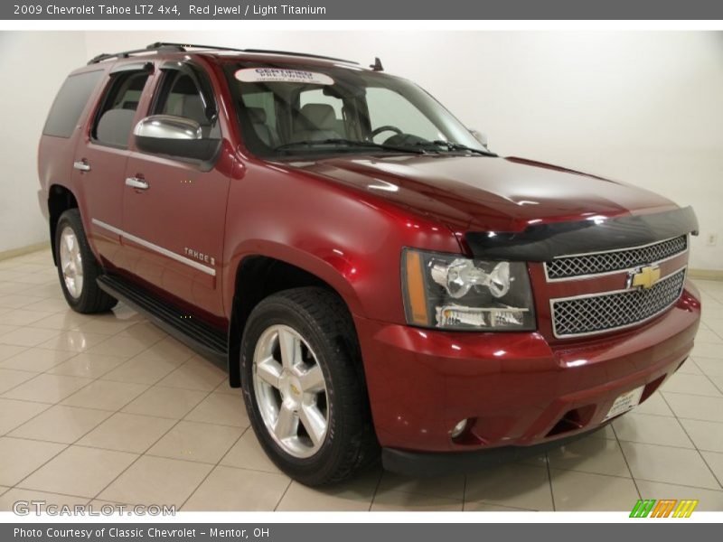 Red Jewel / Light Titanium 2009 Chevrolet Tahoe LTZ 4x4