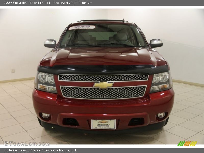 Red Jewel / Light Titanium 2009 Chevrolet Tahoe LTZ 4x4