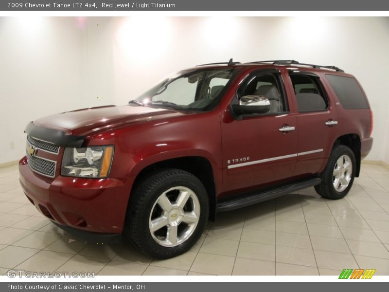 Red Jewel / Light Titanium 2009 Chevrolet Tahoe LTZ 4x4